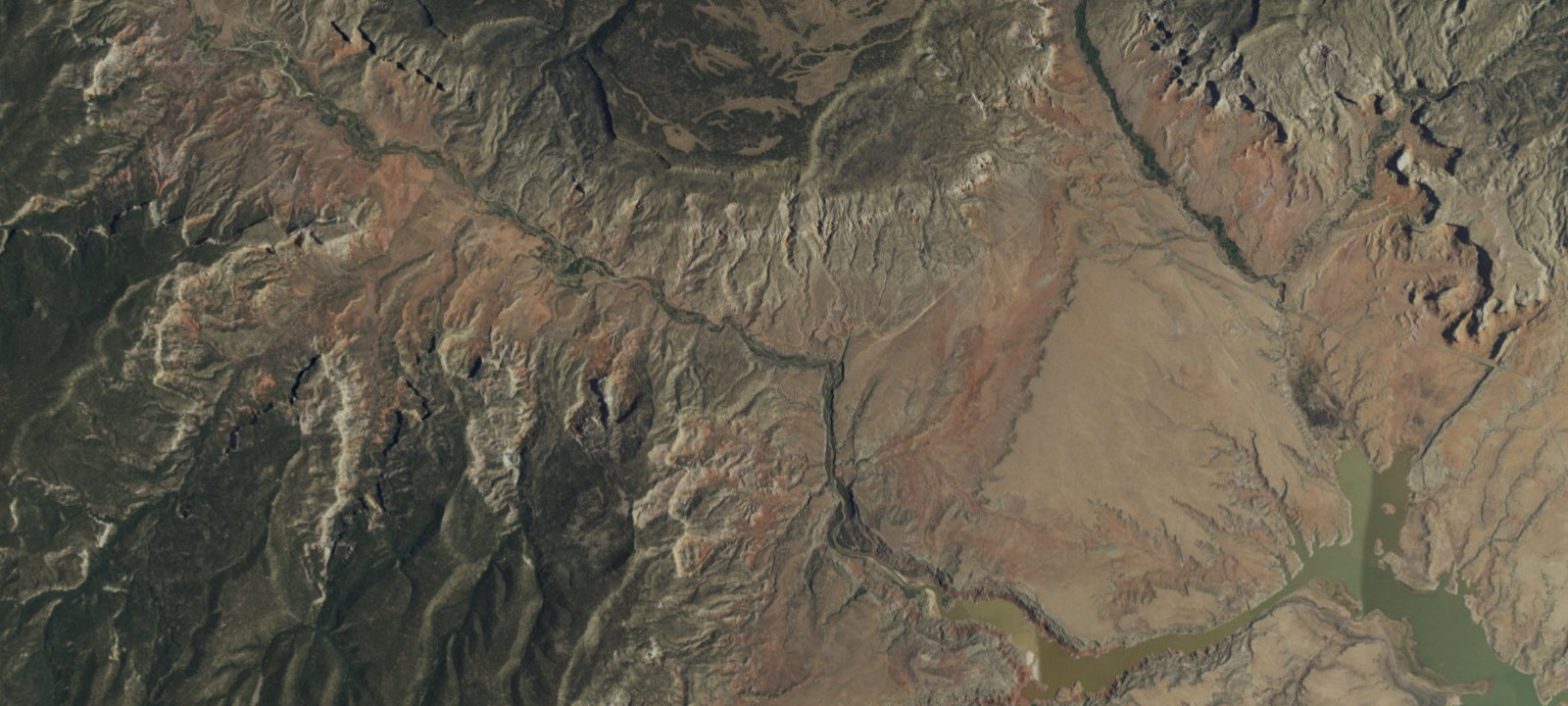 Map of Road 151 Canyon Overlook