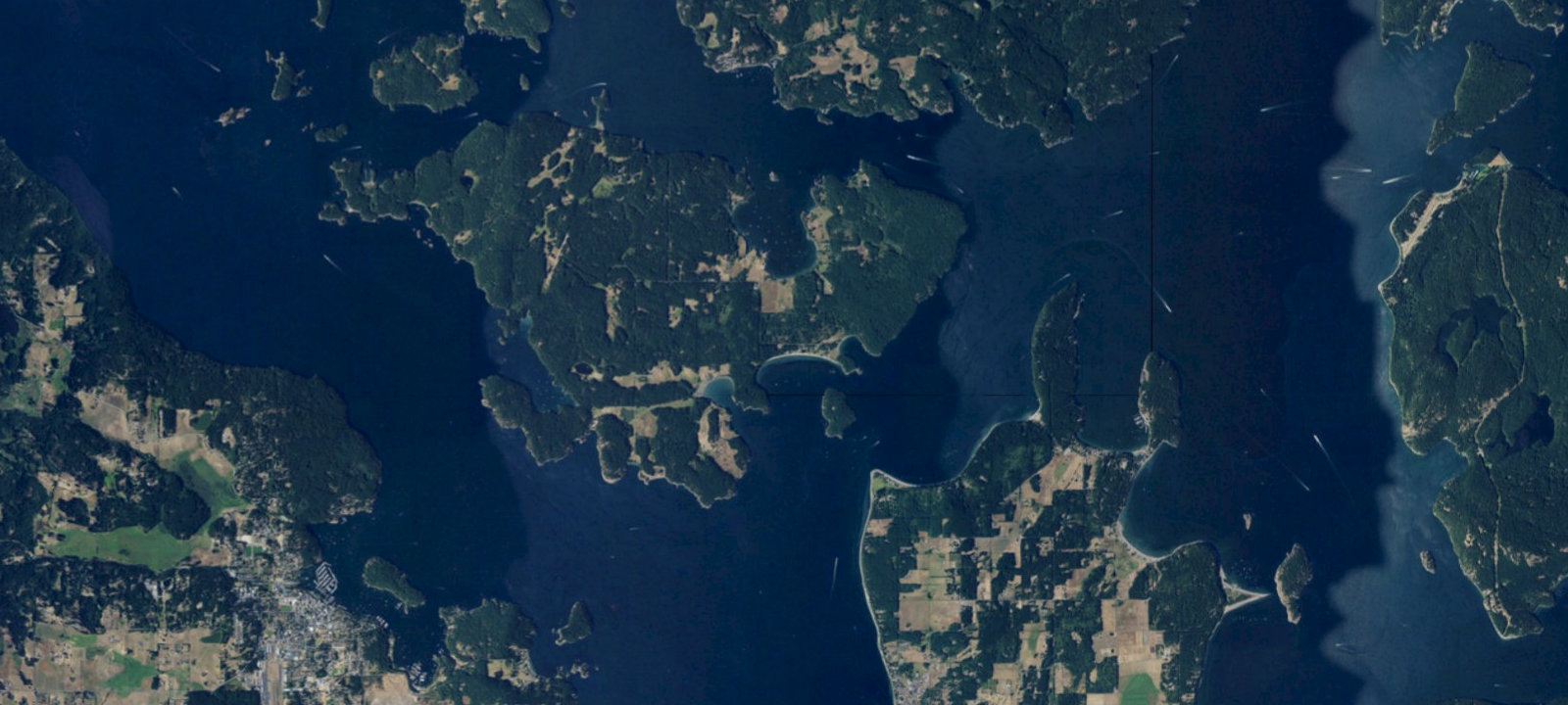 Map of Shaw Island County Park / Cascadia Marine Trail Campsite