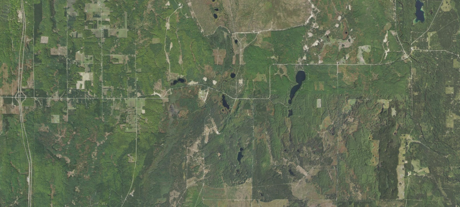 Map of Jones Lake State Forest Campground