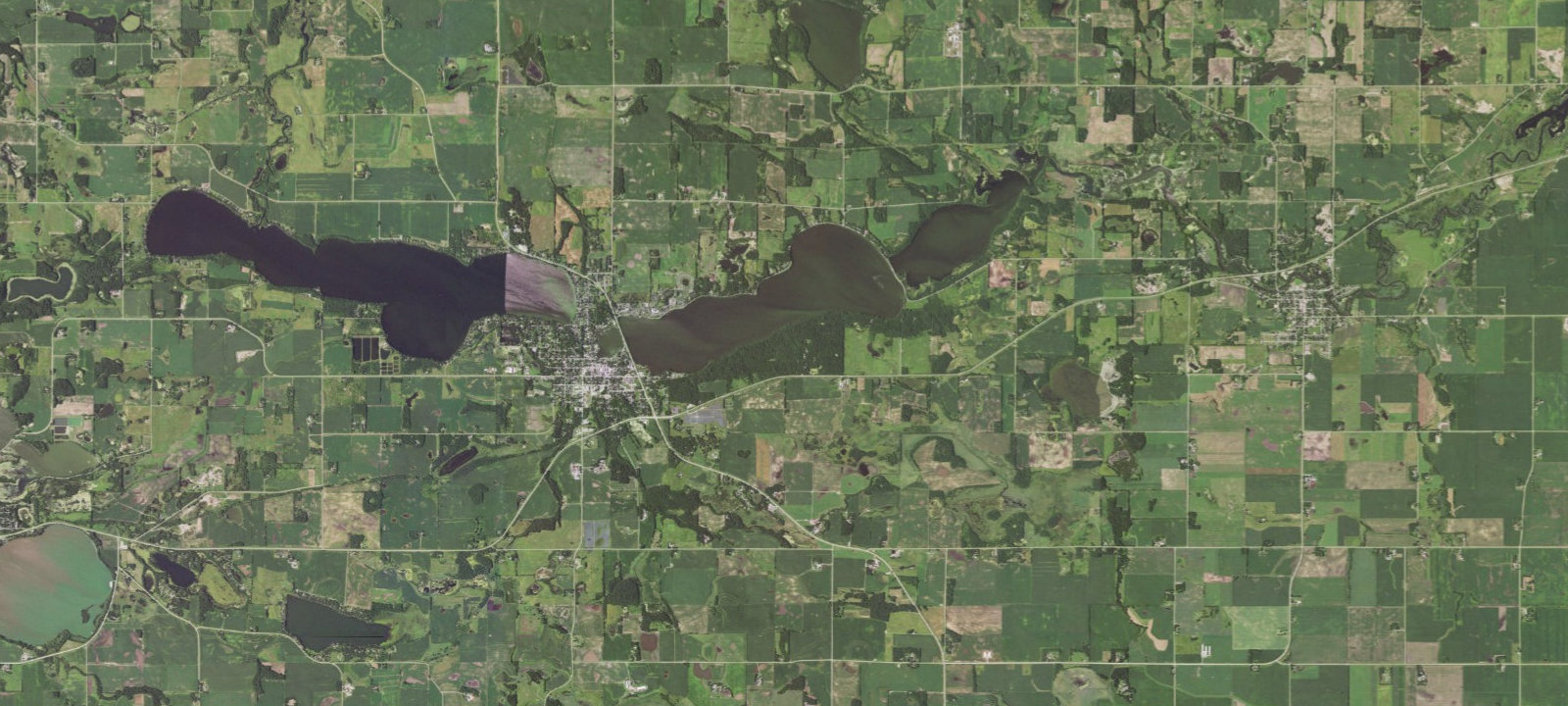 Map of Sakatah Lake State Park Campground