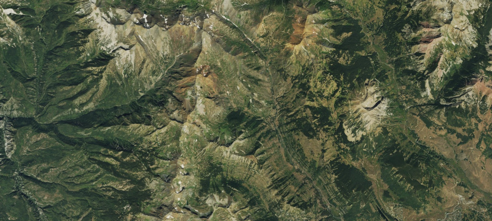 Map of Poverty Gulch Designated Camping Area