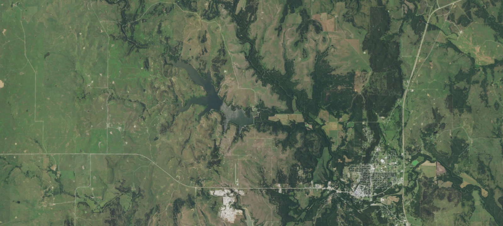 Map of Bluestem Lake Public Campground