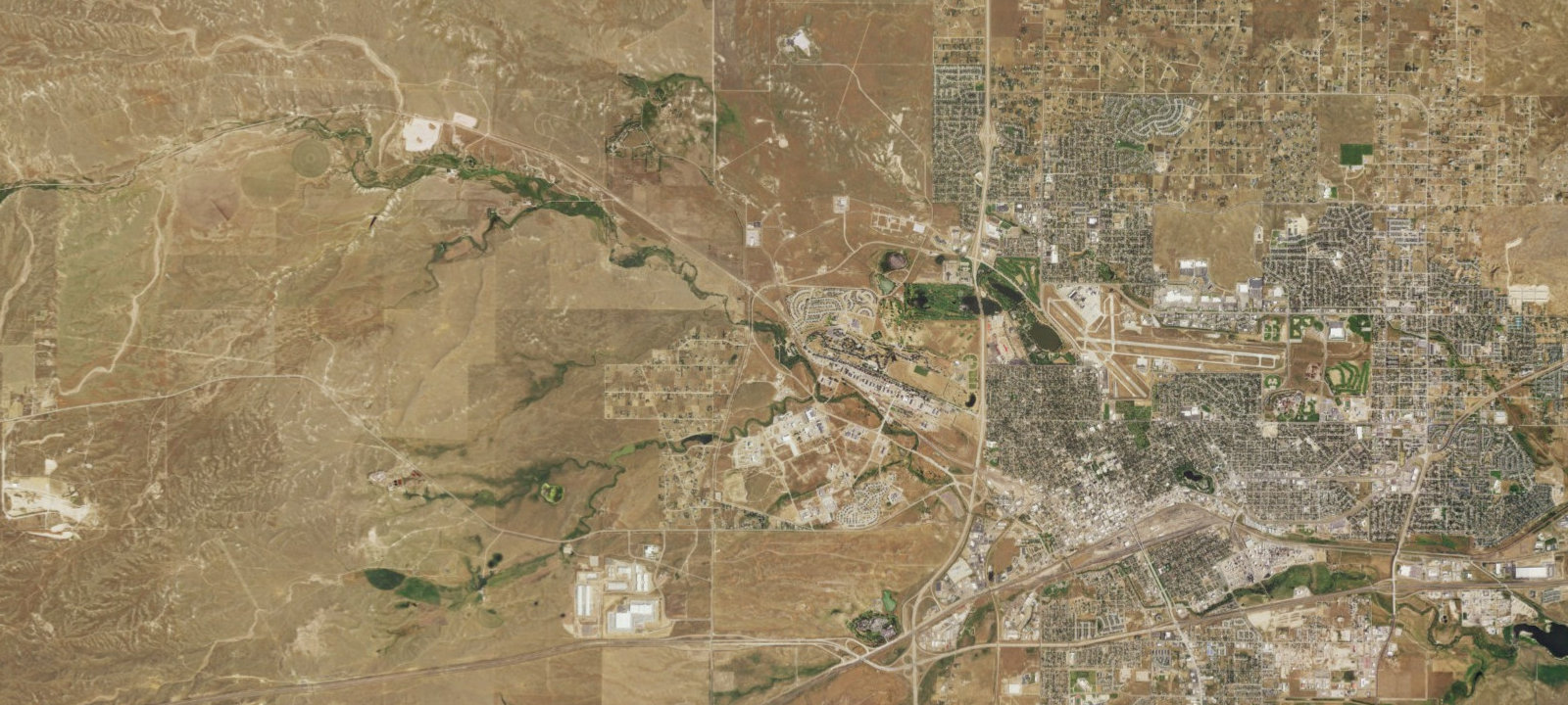 Map of F.E. Warren AFB FamCamp