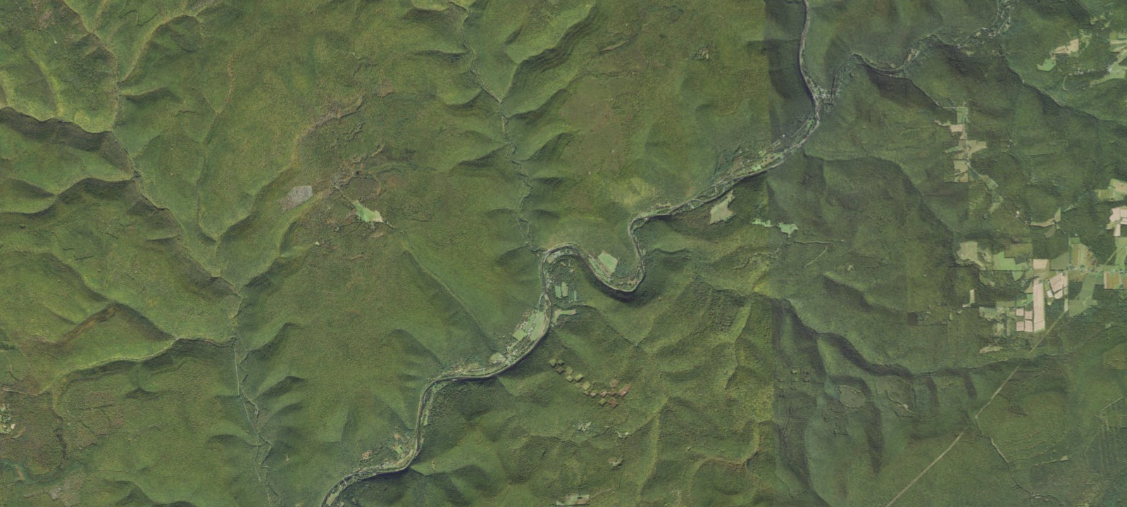 Map of Pettecote Junction Campground