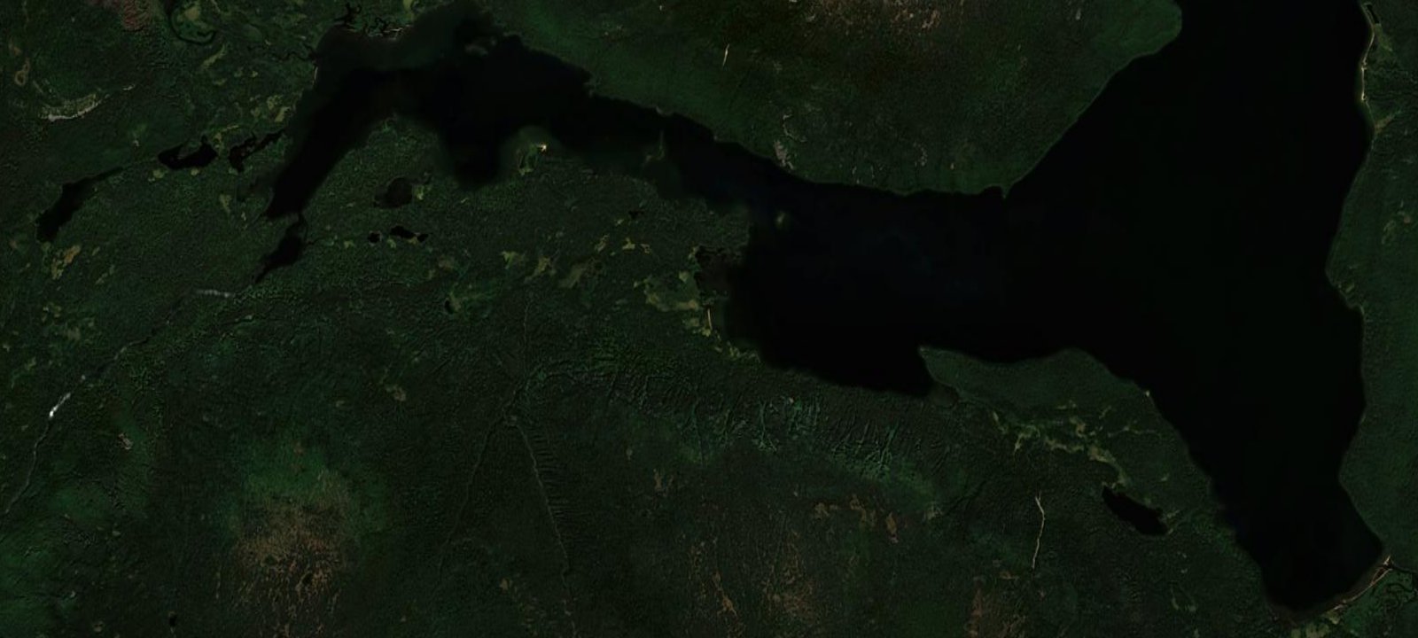Map of Arthur Lake