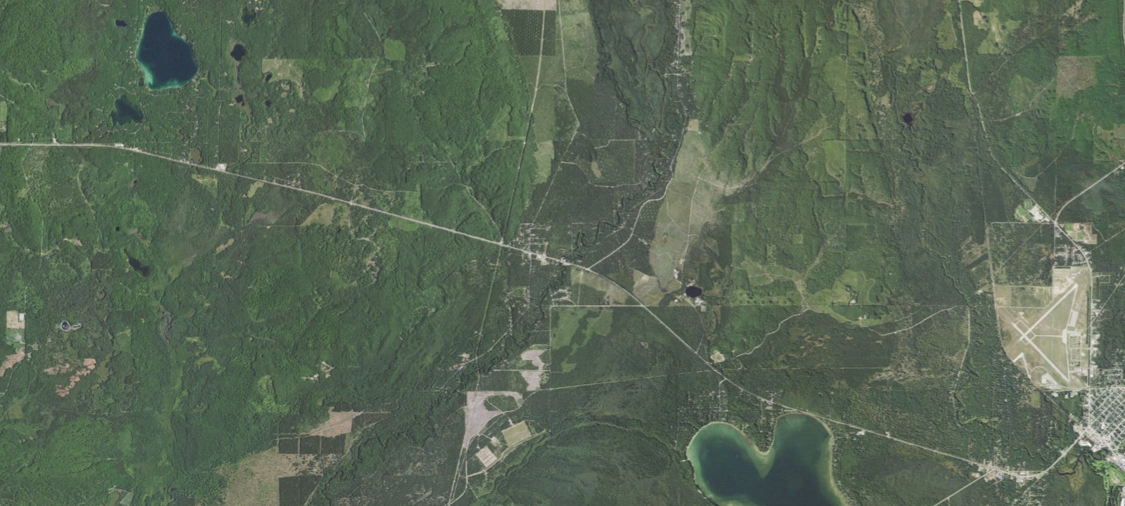 Map of Manistee River Bridge State Forest Campground