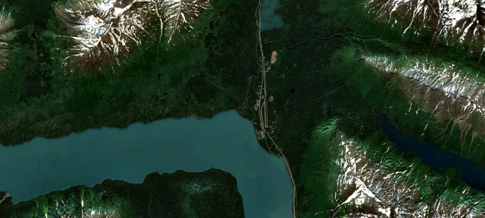 Map of Trail River