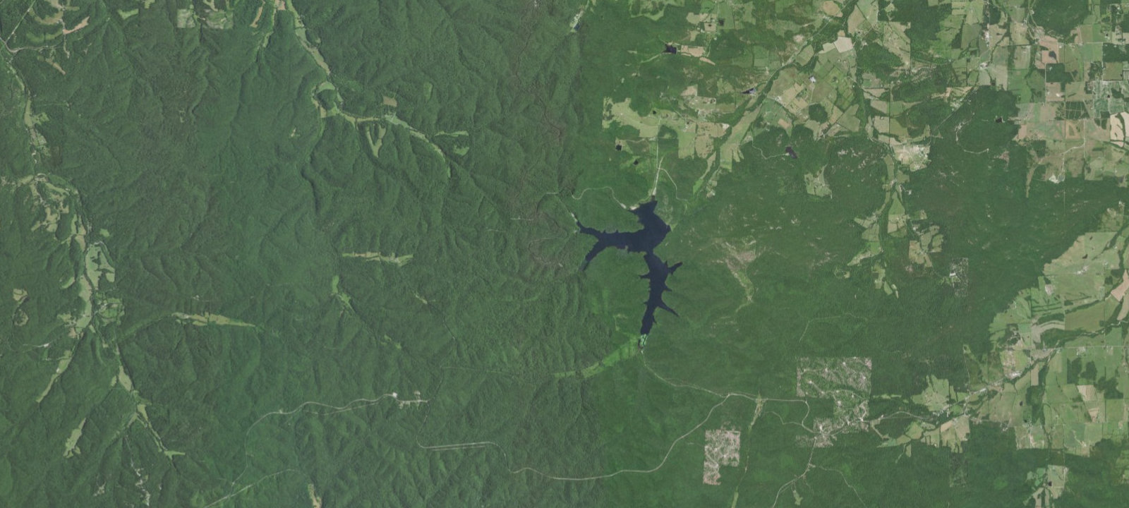 Map of Council Bluff Recreation Area
