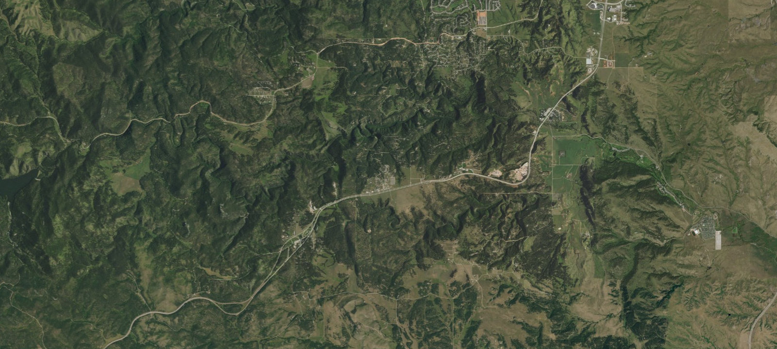Map of Rushmore Shadows RV Resort