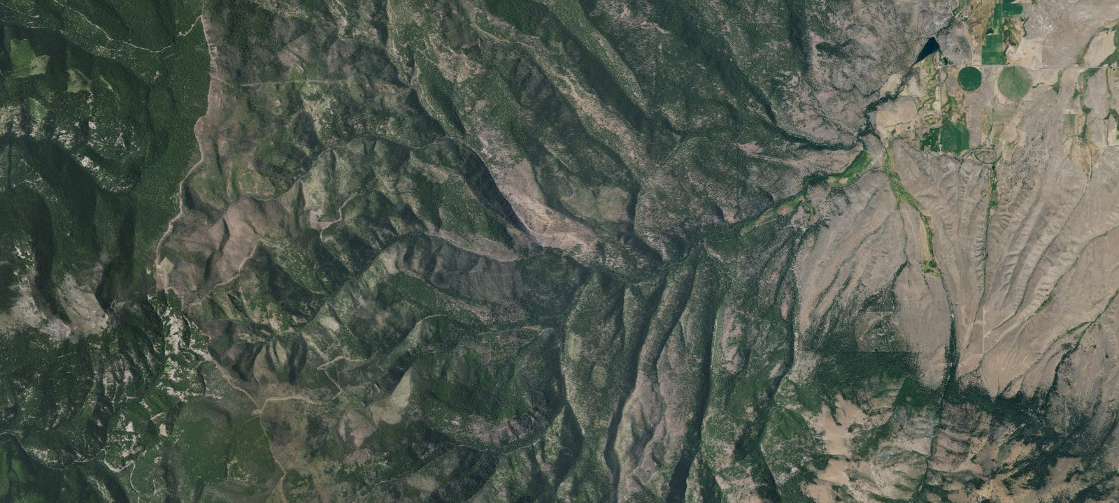 Map of Primitive Camping Area