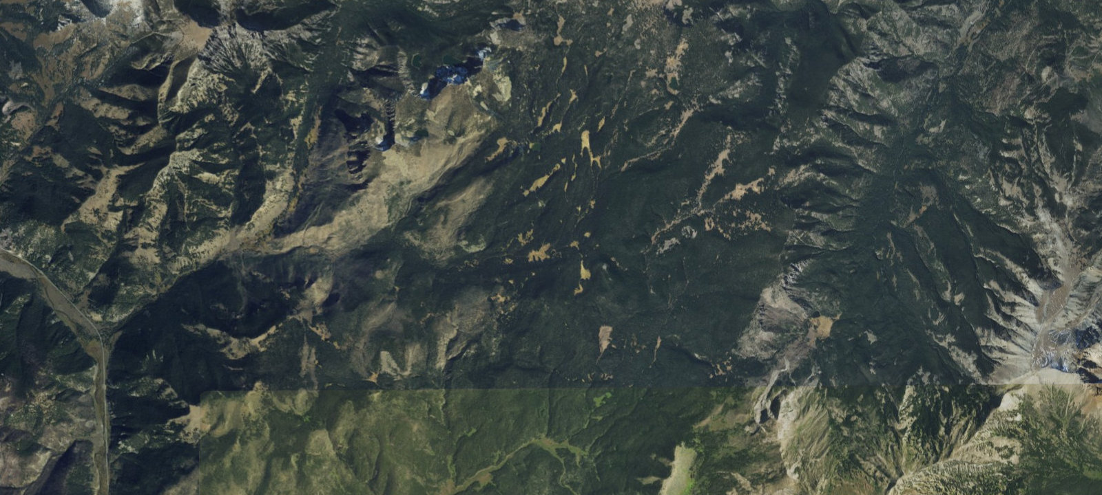 Map of High Lake/Sportsman Jct