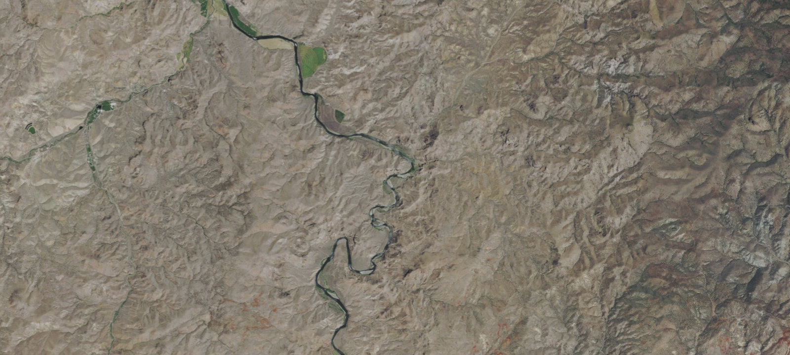 Map of Rhodes Canyon