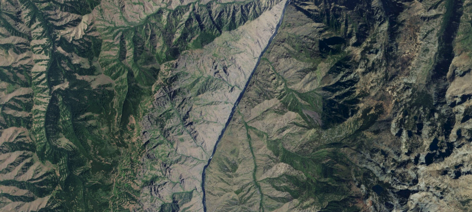 Map of Upper Granite Creek Campsite