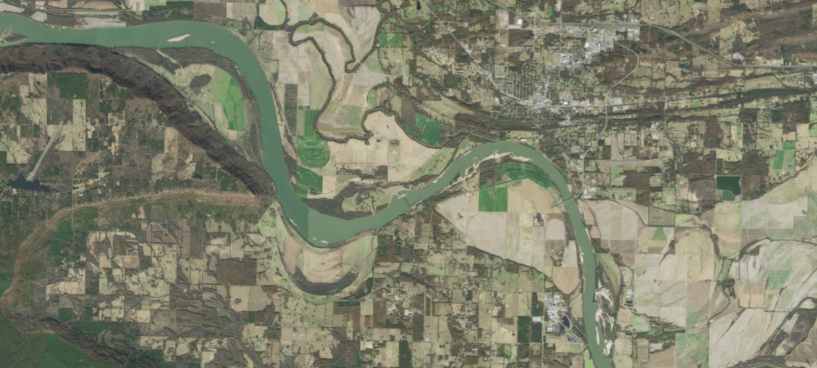 Map of Cherokee (Arkansas River)
