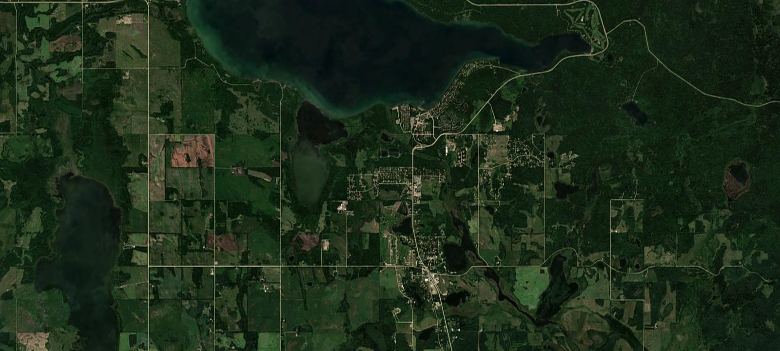 Map of Grey Owl Estates Cabin Area