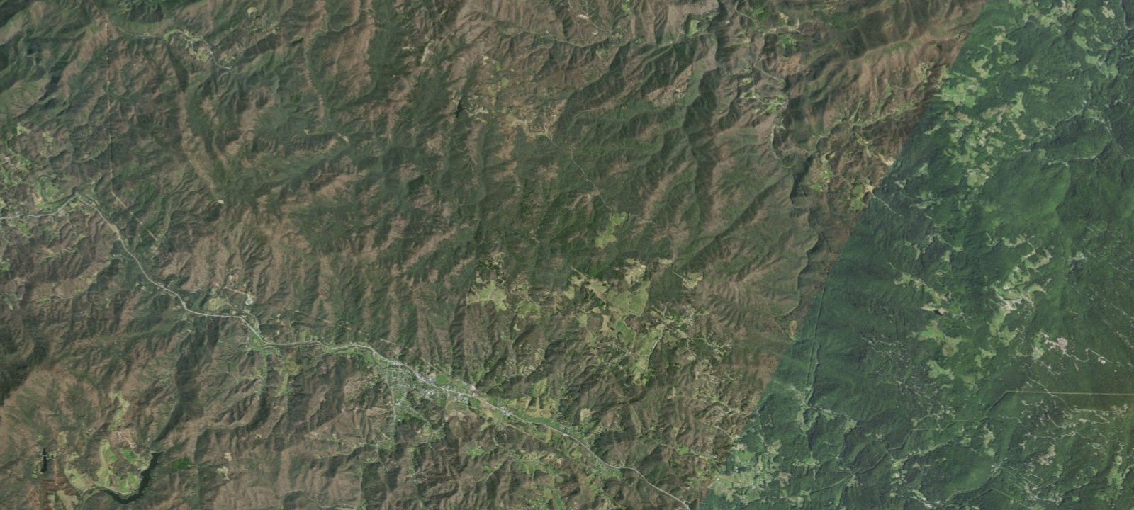 Map of Upper Laurel Fork
