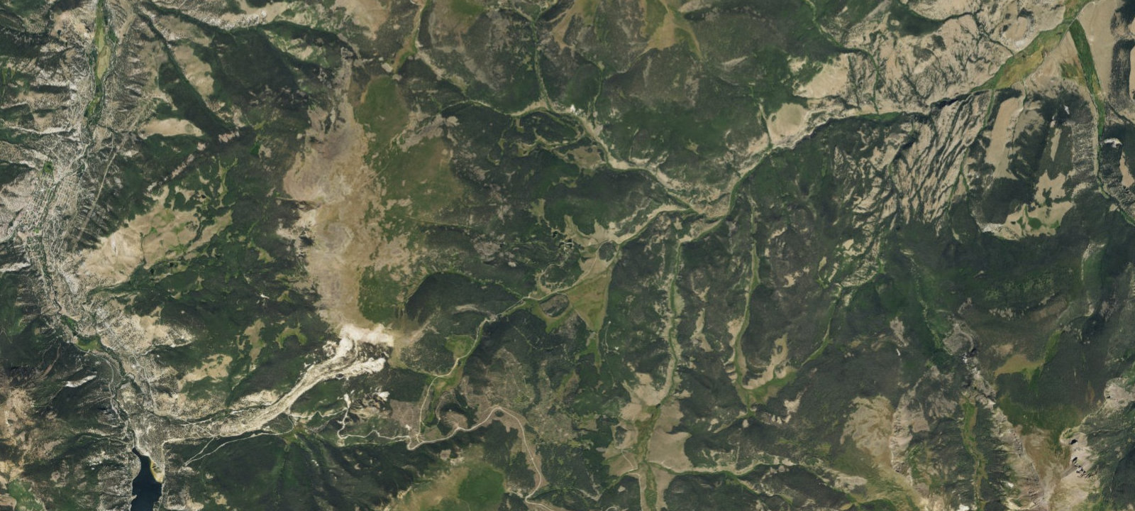 Map of Deer Lakes Campground