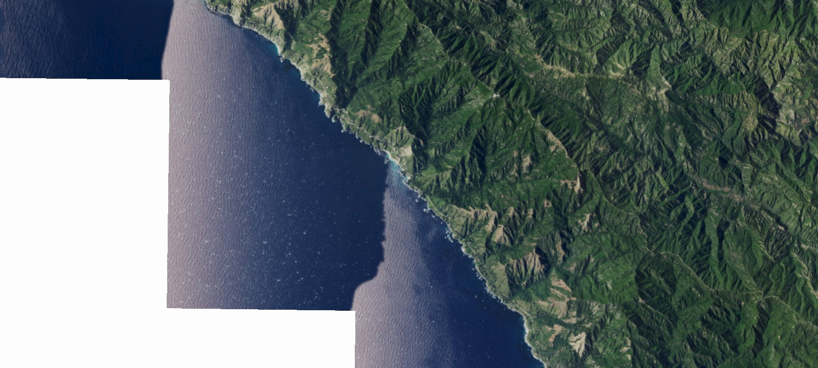 Map of Julia Pfeiffer Burns State Park Primitive Camping