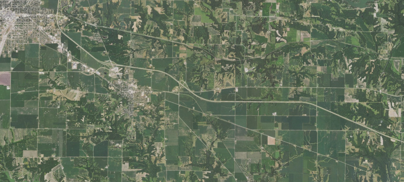 Map of Galesburg East / Knoxville KOA Journey