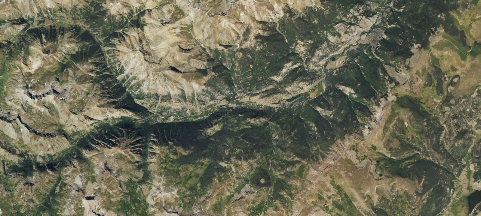 Map of Bent Creek Dispersed Campsite 7