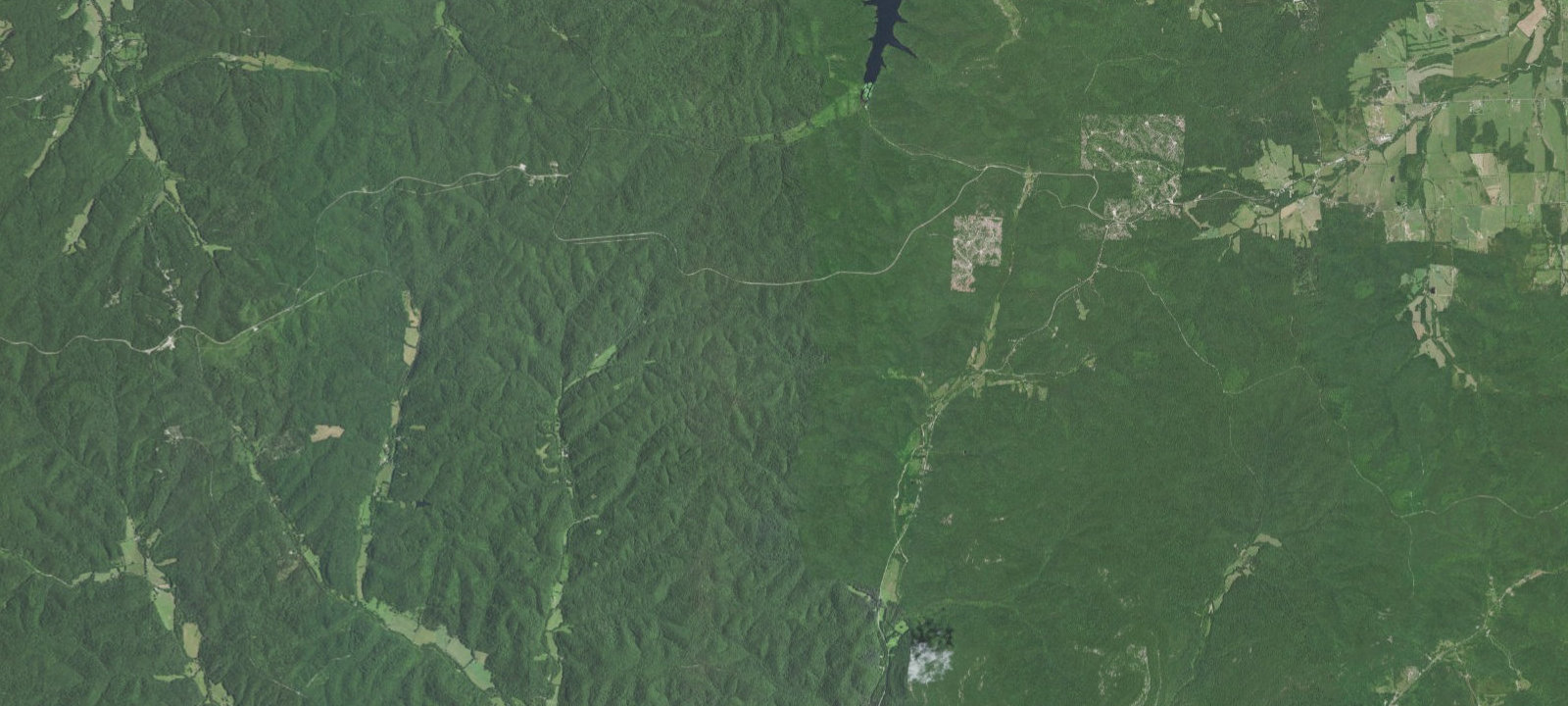 Map of Panther Branch