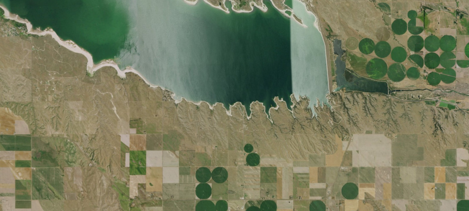 Map of Ogallala Beach Campground