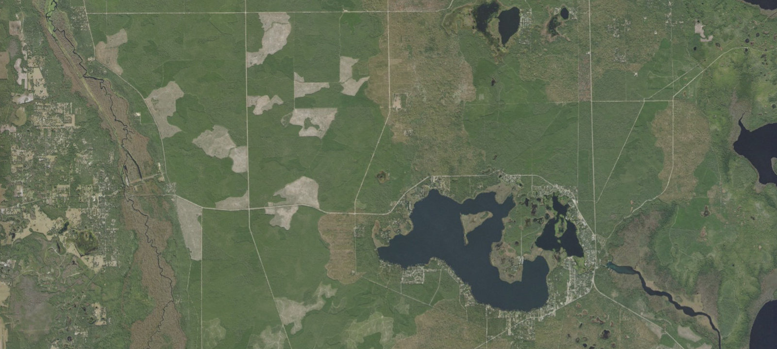 Map of Grassy pond
