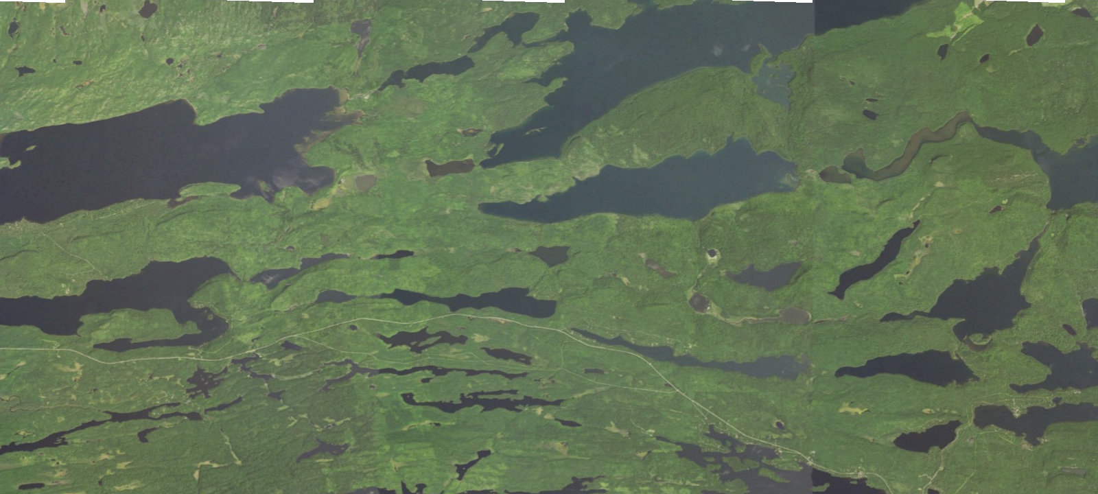 Map of Topper Lake camp site