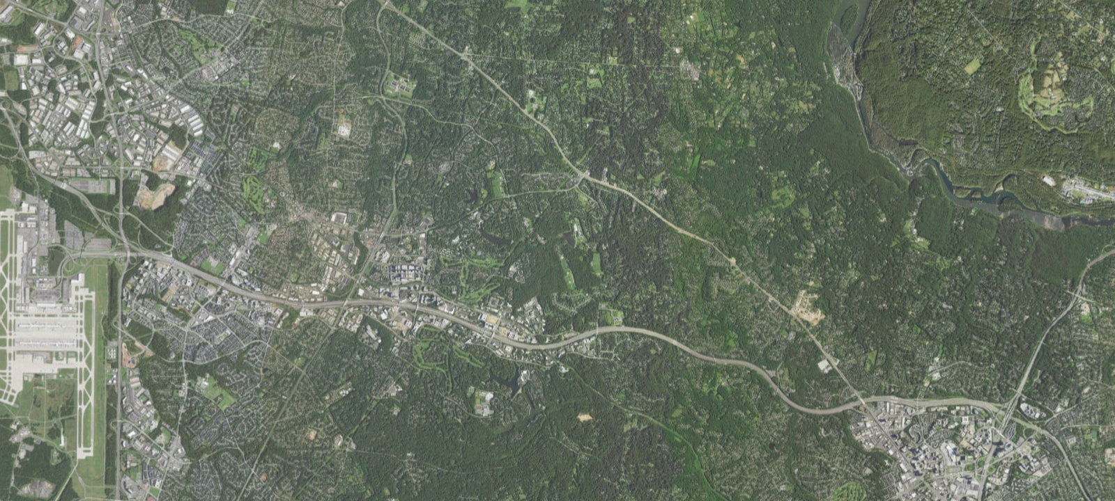 Map of Lake Fairfax Campground