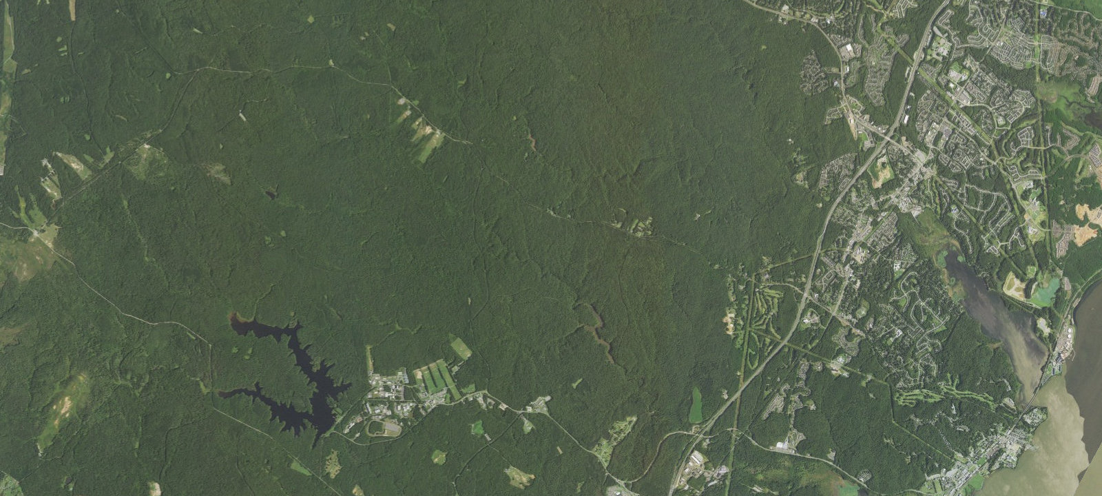 Map of Chopawamsic Backcountry Camping Permits