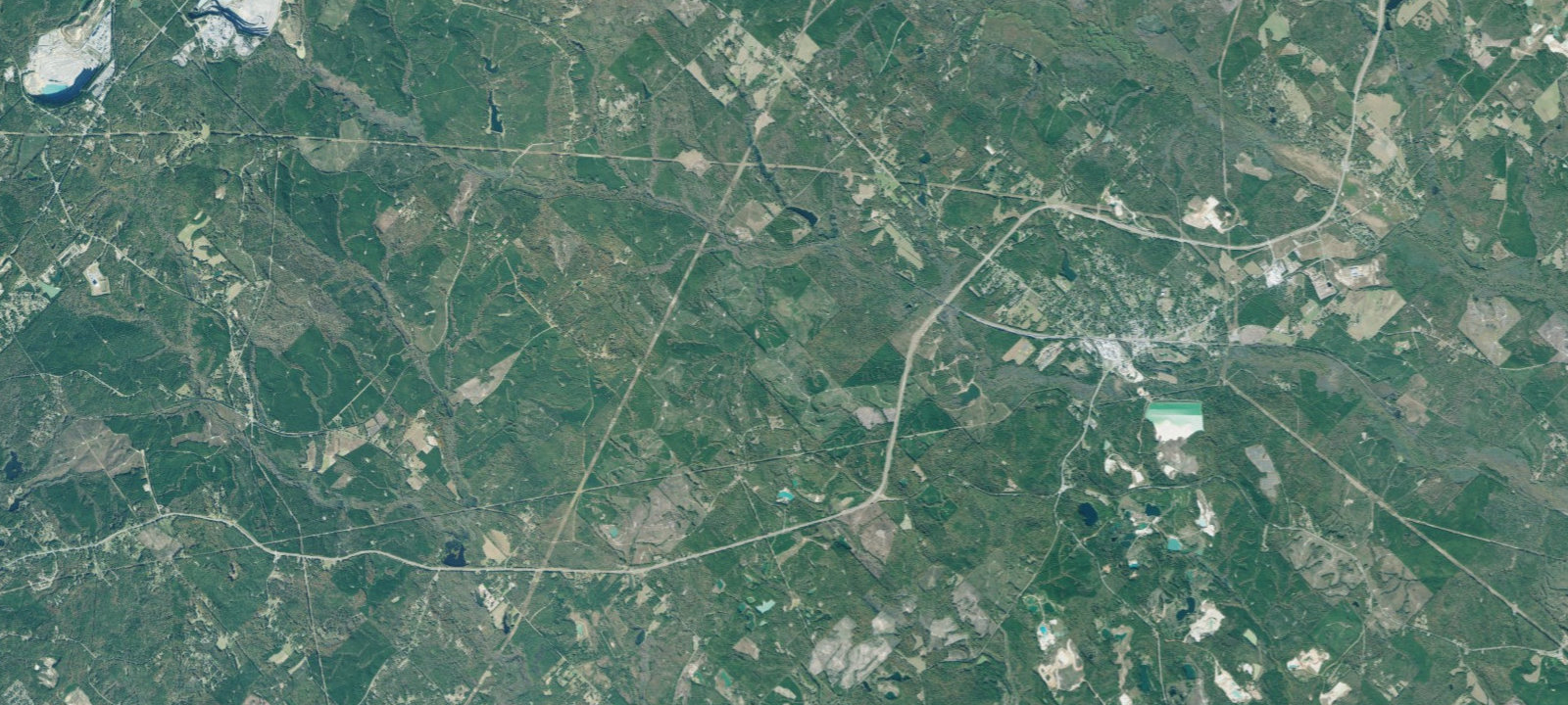 Map of hunting camp