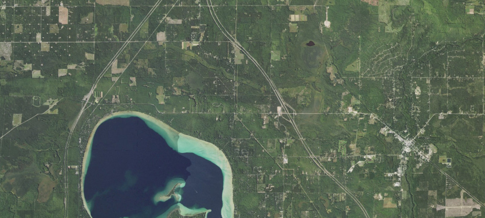 Map of Higgins Lake / Roscommon KOA