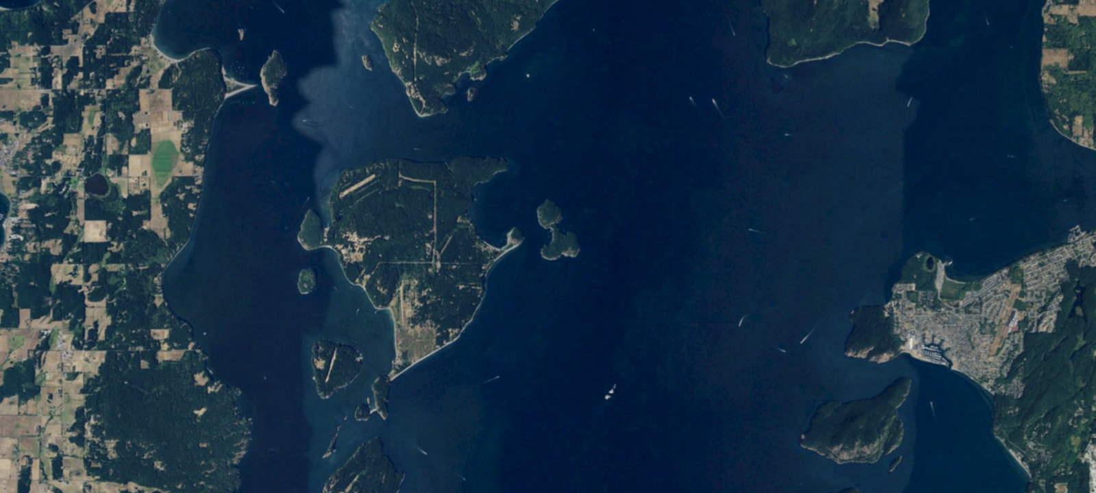 Map of Cascadia Marine Trail Camp