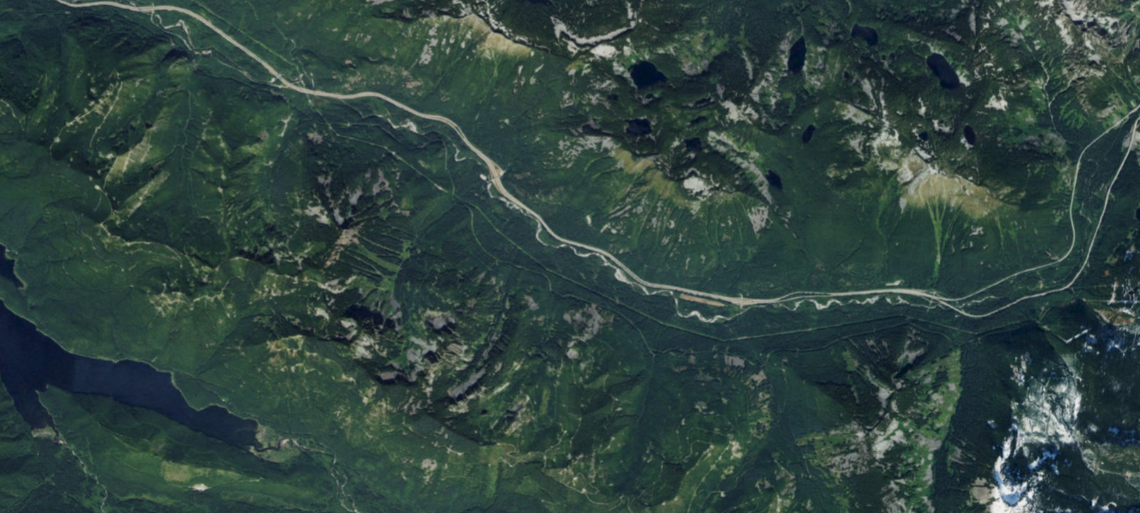 Map of Tinkham Campground