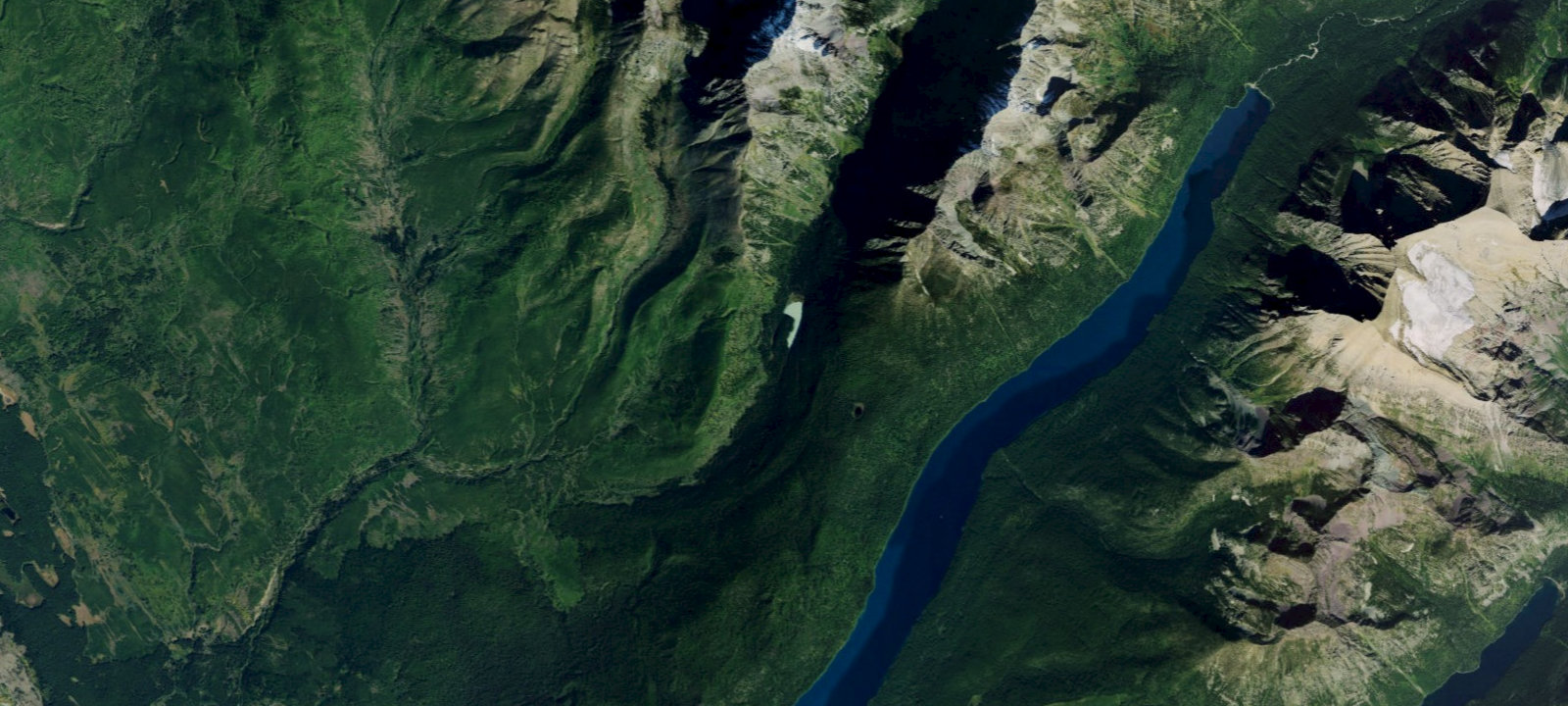 Map of Akokala Lake Backcountry Campsite