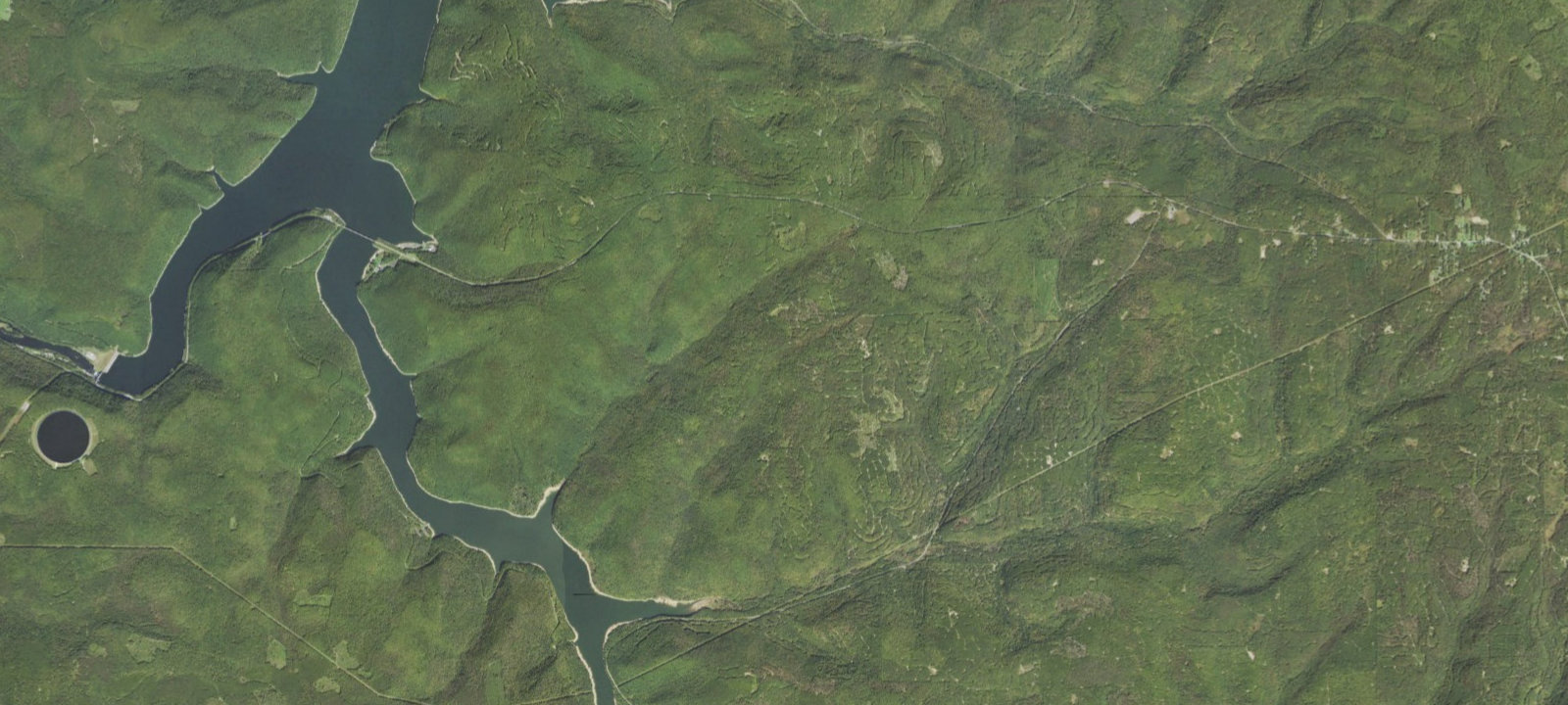 Map of Hemlock Run Campsite