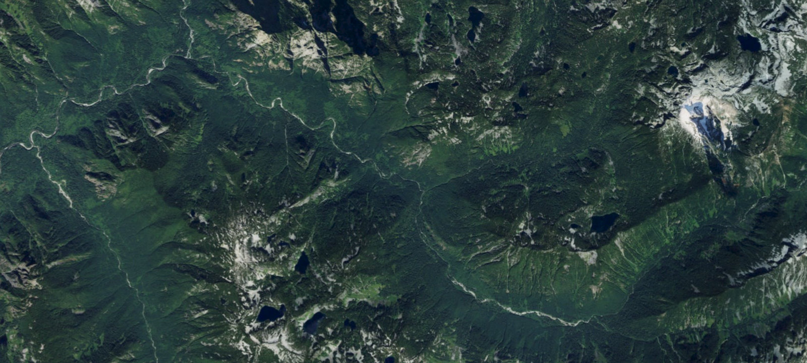 Map of Middle Fork Backcountry Camping