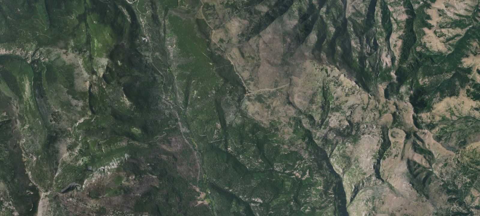 Map of Primitive Camping Area