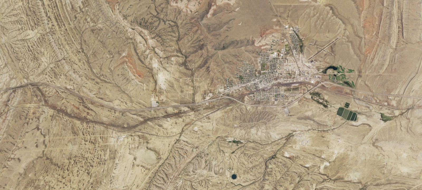 Map of Red Desert Rose Campground