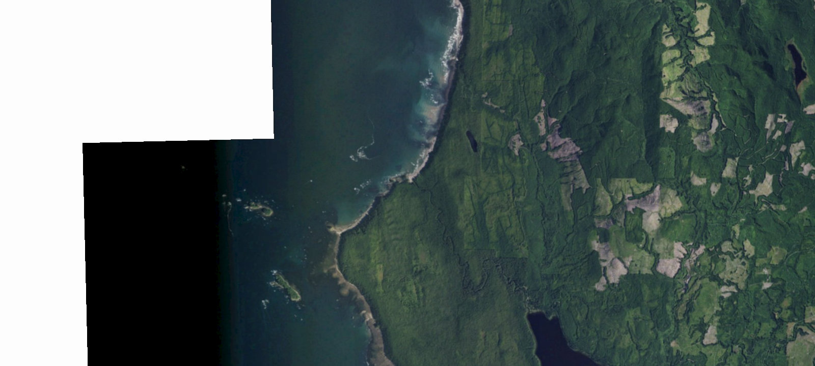 Map of Ozette River South Campsite