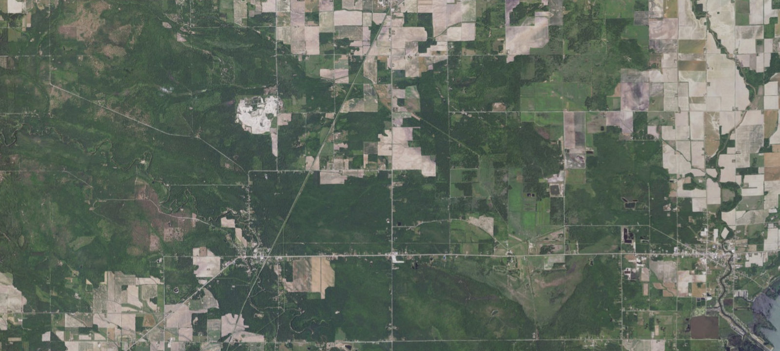Map of Whispering Pines Campground
