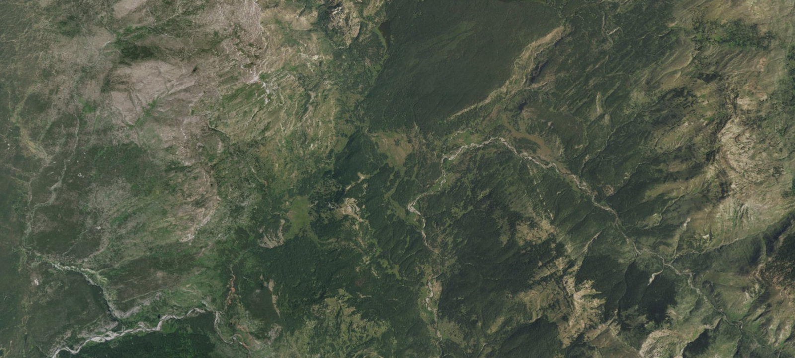 Map of Basin Creek