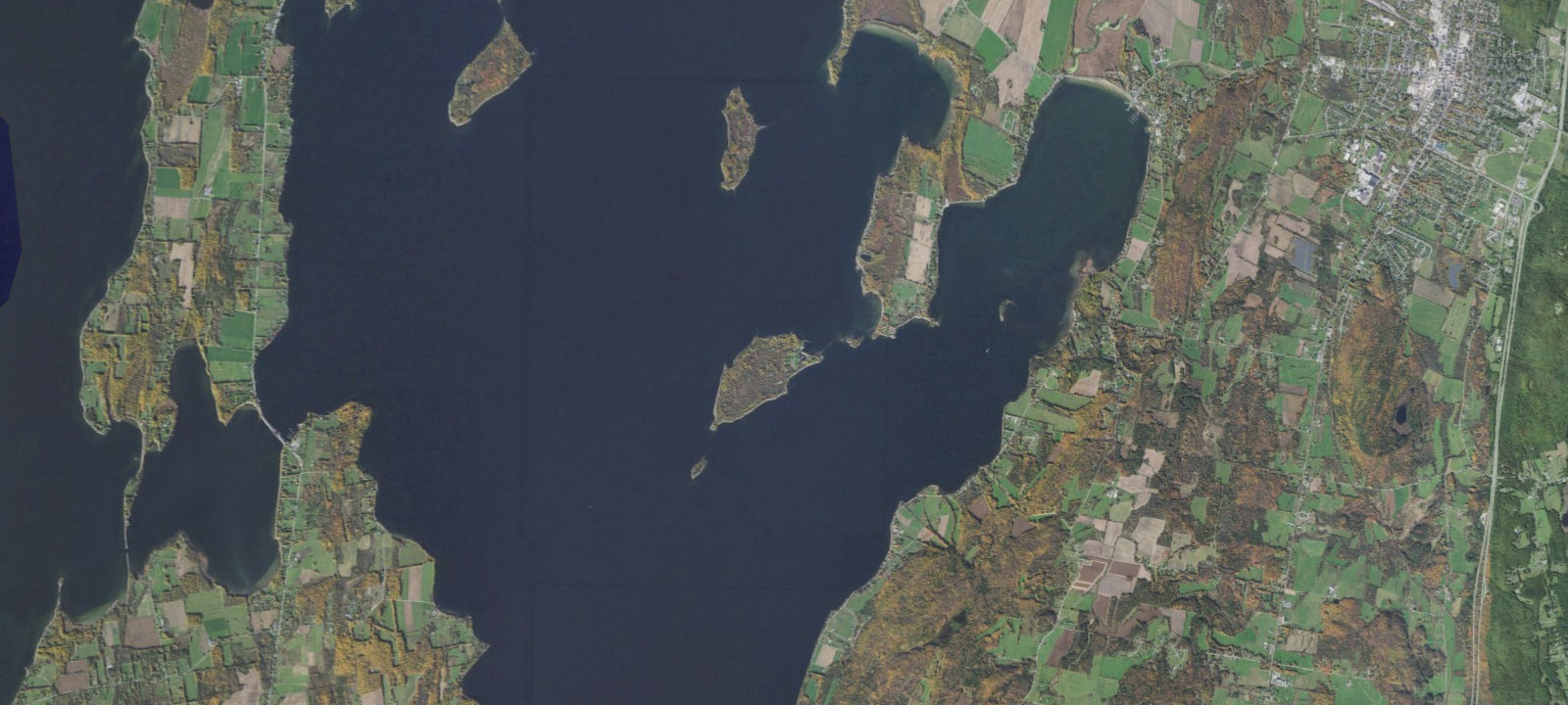 Map of Burton Island State Park Campground