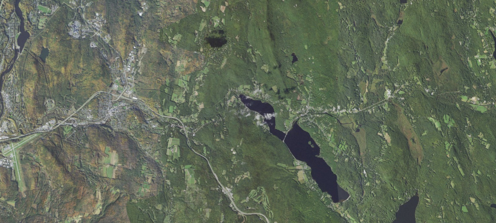 Map of Mascoma Lake Campground