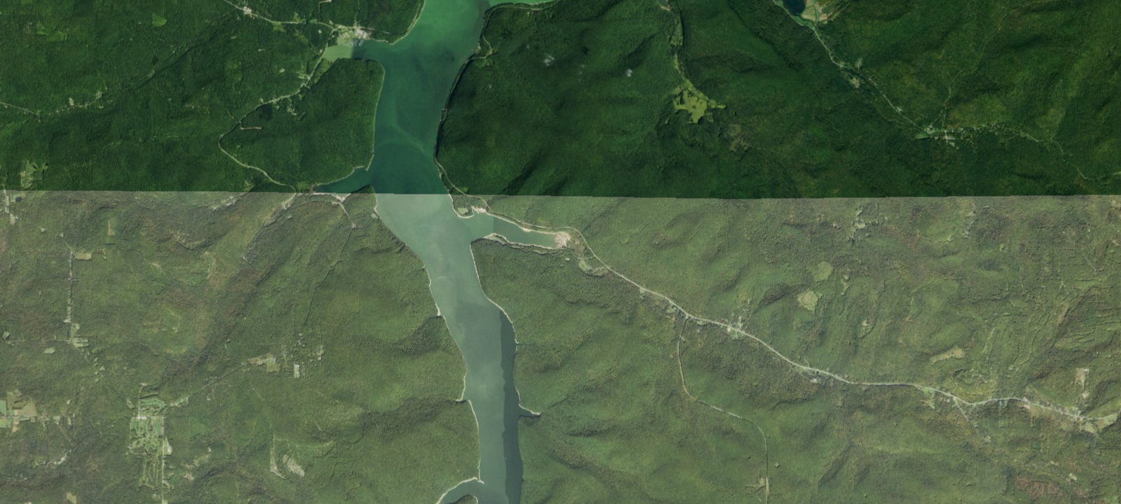 Map of Willow Bay Recreation Area