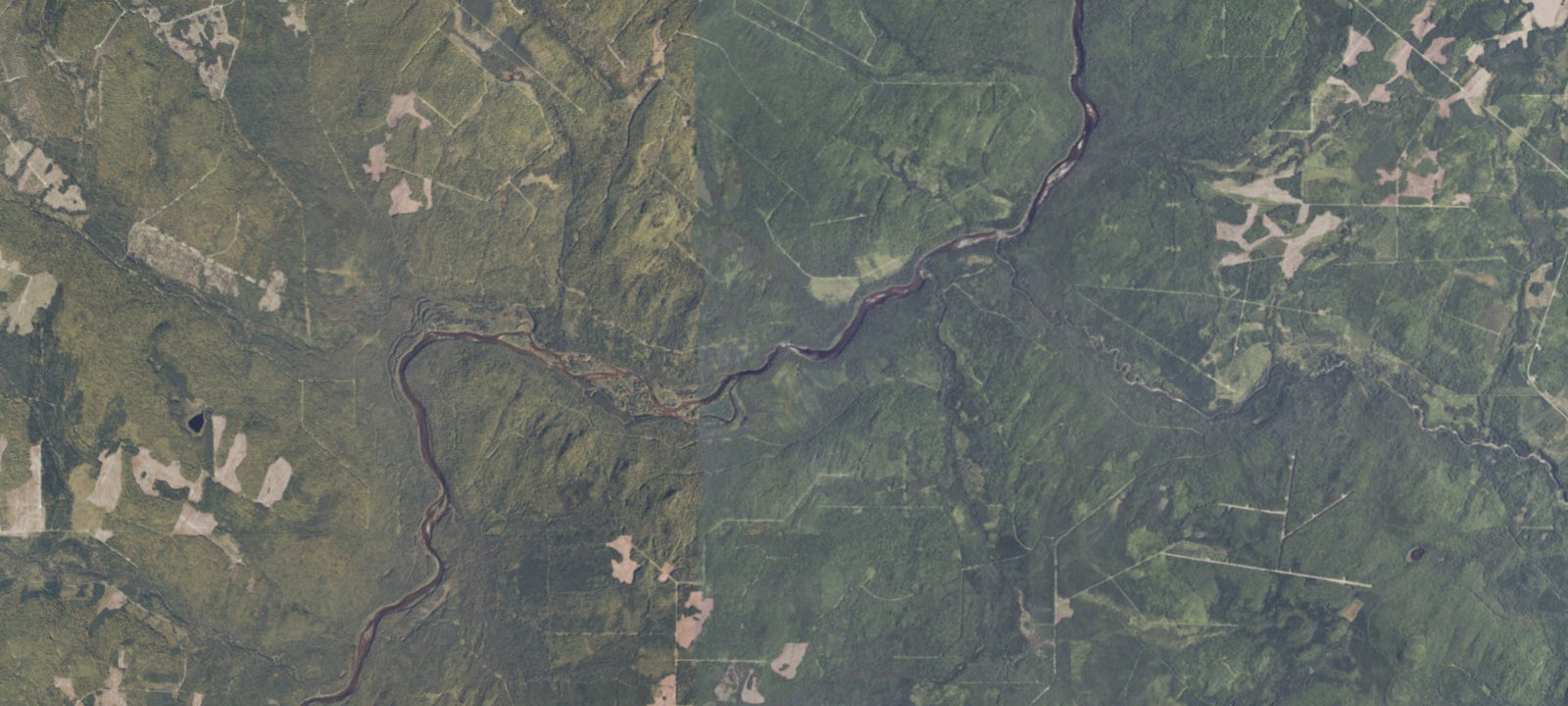 Map of Allagash Falls
