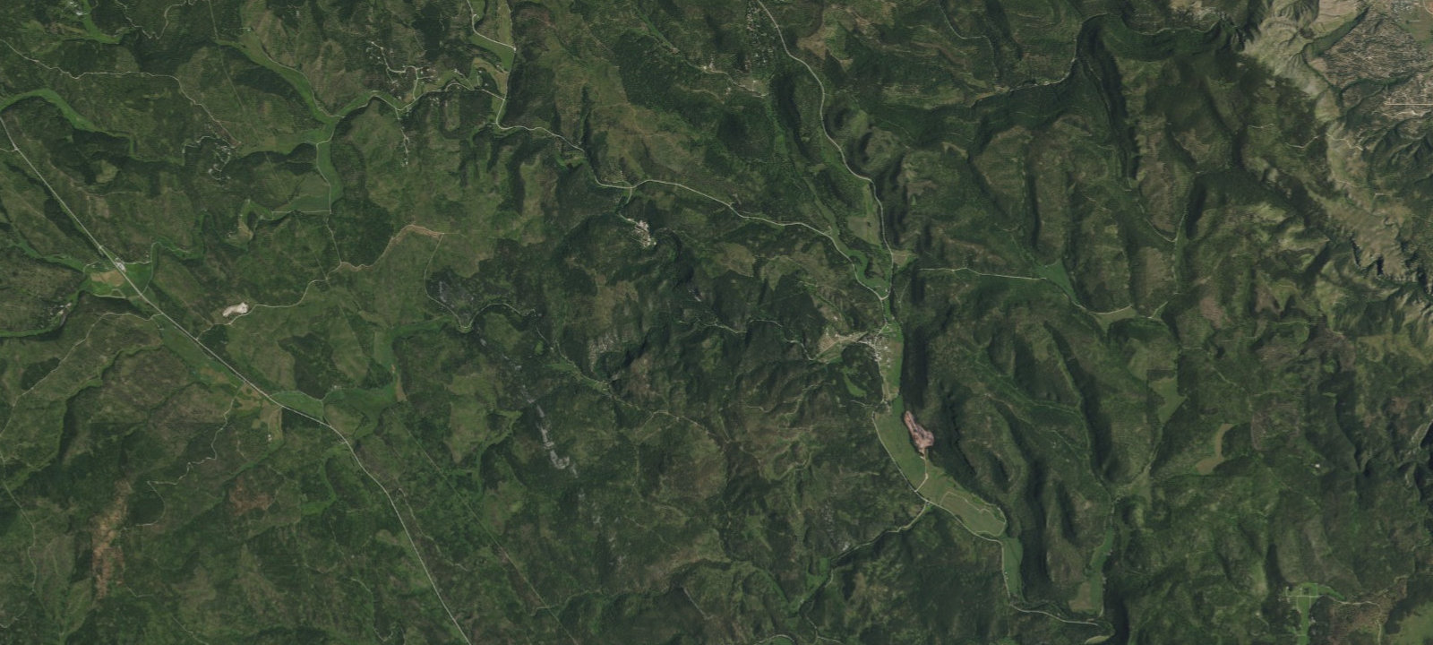 Map of Boxelder Forks Campground