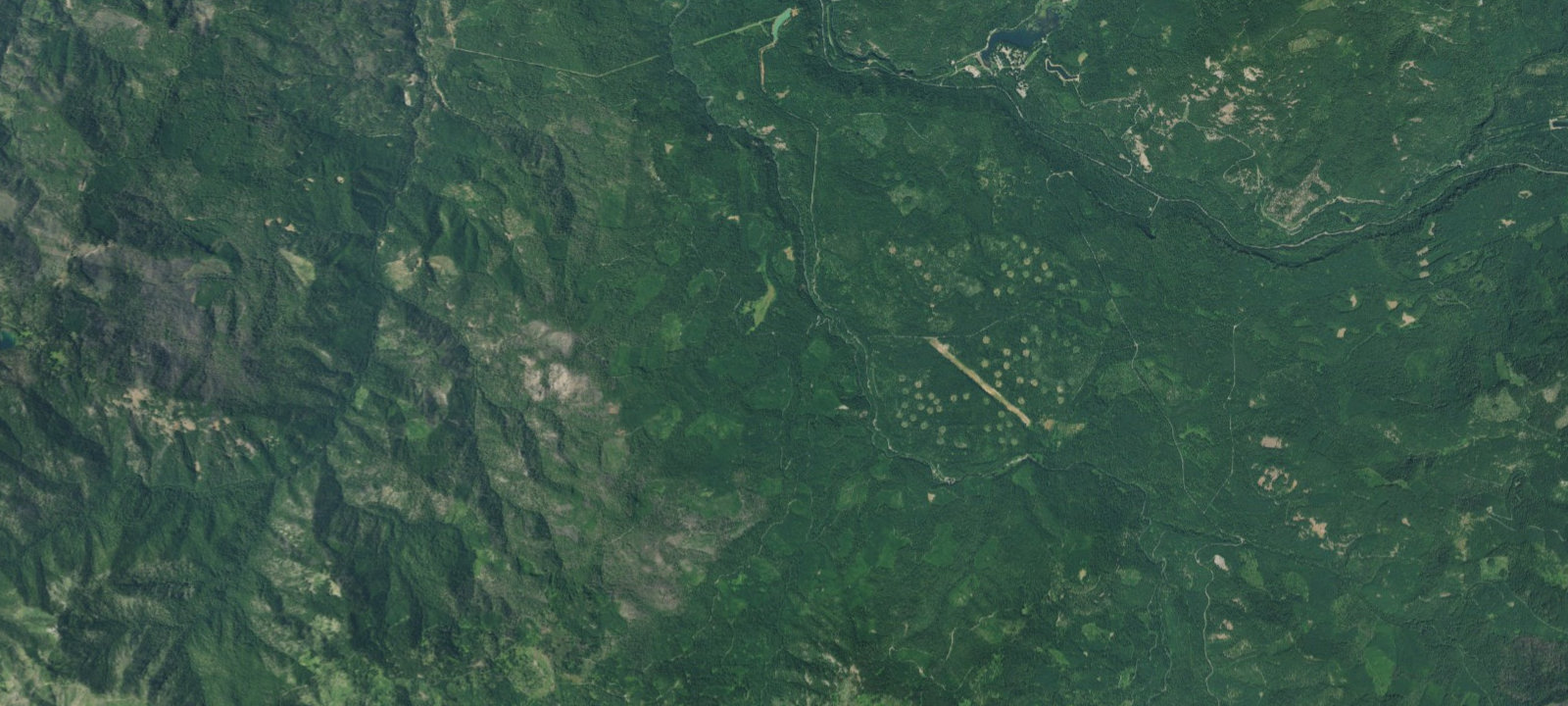 Map of Camas Creek
