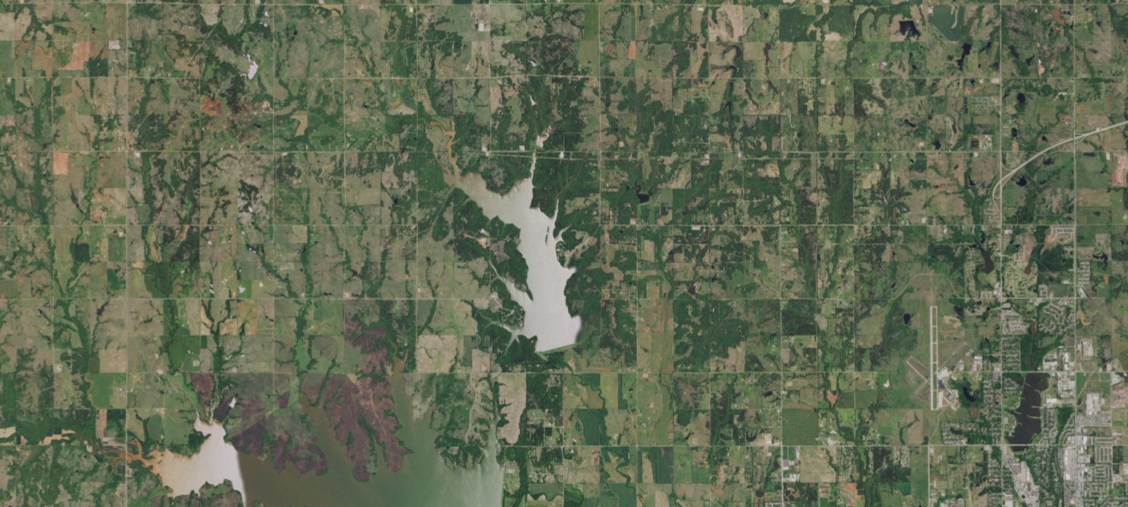 Map of Lake McMurtry East Recreation Area
