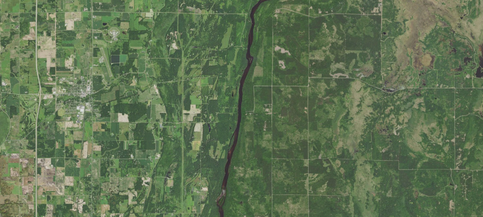 Map of County Road O Landing